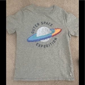 Gap flippy sequin t-shirt boys size small